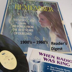 REMEMBER Reader’s Digest RCA (9) Records (1900-1960s) + When Radio was King
